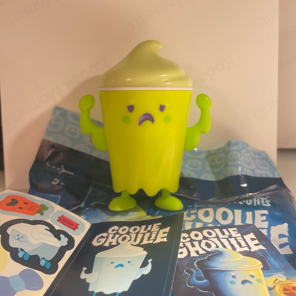 Rare green coolie ghoulie wendys toy frosty frights 2024
